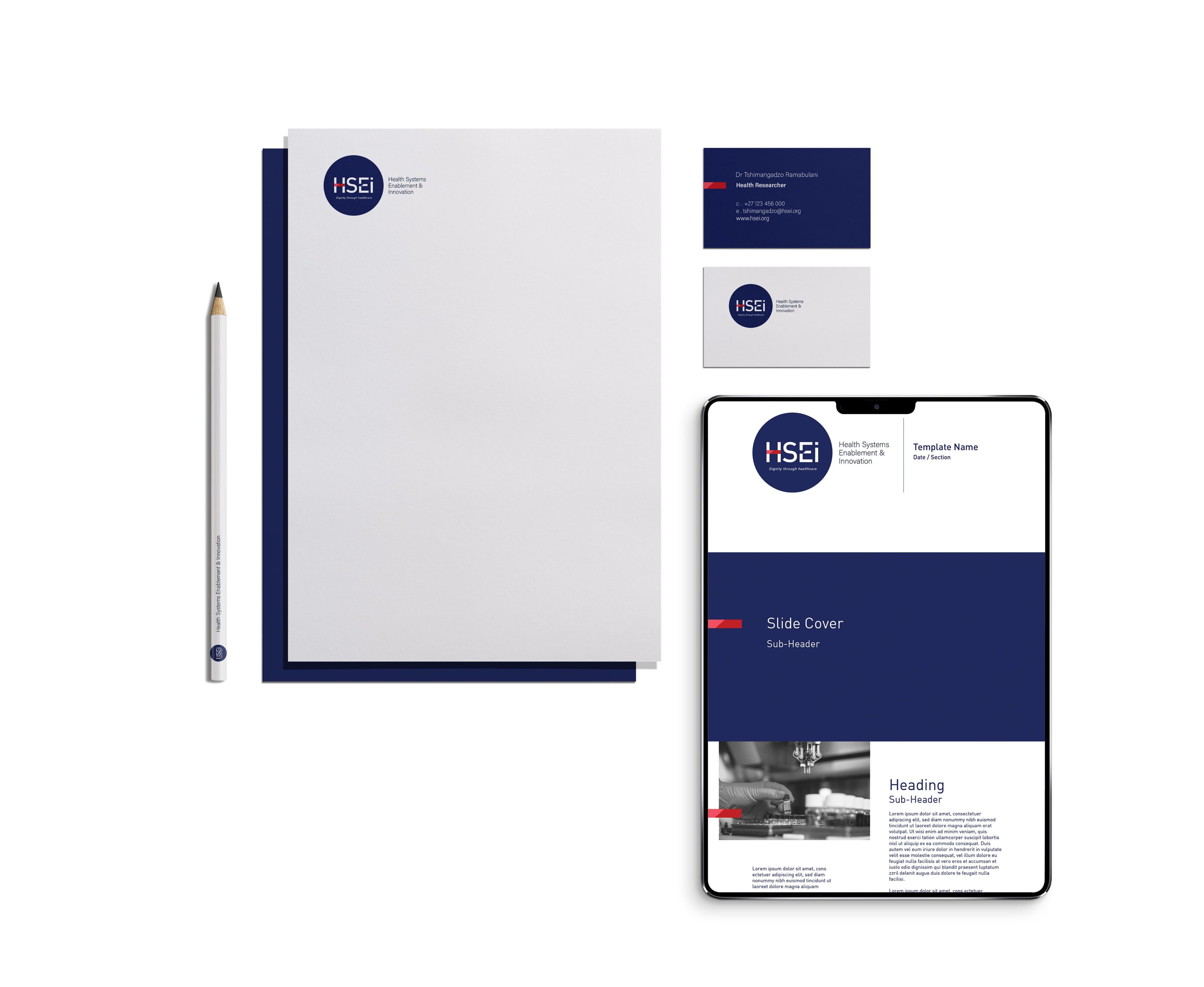 HSEi Stationery Mockup